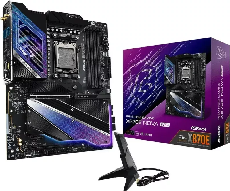 Pllakë amë ASRock X870E Nova WiFi, Socket AM5, ATX