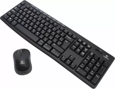 Set tastierë dhe Maus wireless Logitech MK270, USB 2.4GHz, rreze 10m, layout SLO, i zi, set 2-në-1