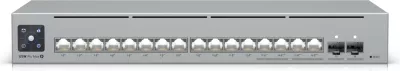 Switch Ubiquiti Pro Max 16 PoE, Managed, L3, Gigabit Ethernet, Rack mounting