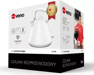Çajnik Eldom C275B veno, 1.5L, i bardhë