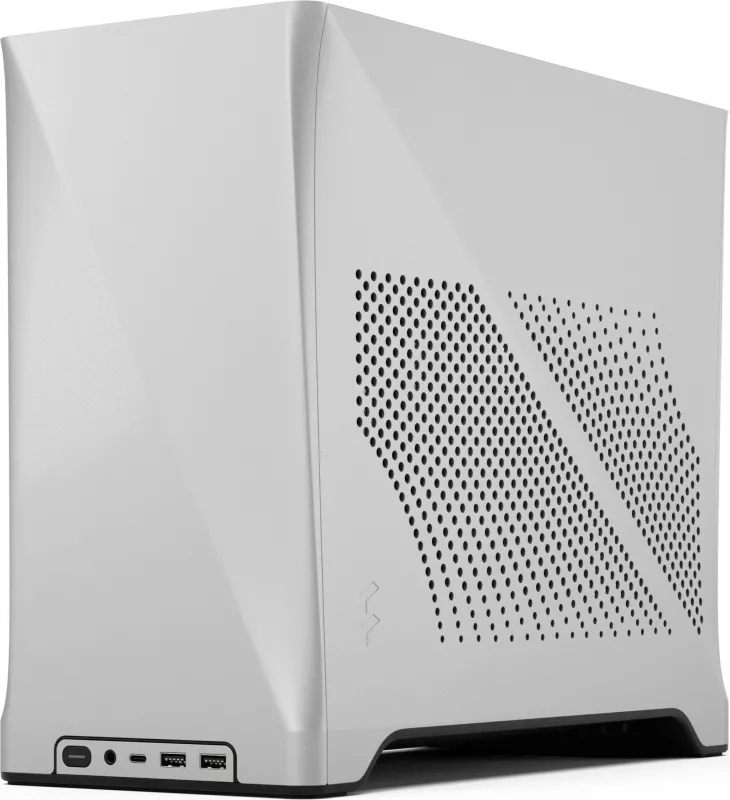 Kasë Fractal Design Era 2, Mini Tower, Silver