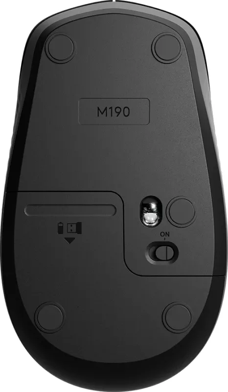 Maus LOGITECH M190 wireless 1000 dpi Mid Grey thumbnail 5
