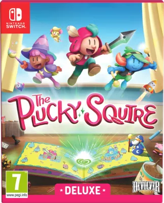 Lojë për Nintendo Switch, Devolver Digital, The Plucky Squire Devolver Deluxe, edicion Deluxe (fizike), set me artbook 108-faqe + CD soundtrack + kuti koleksionisti