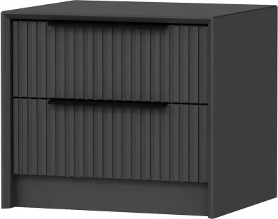 Komodinë nate Hanah Home, Kale Luxe Soft, anthracite, 4799