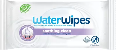 Letër të lagura për fëmijë WaterWipes BIO me ekstrakt livandoje, 60 copë