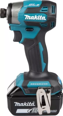 Makina goditëse Makita DTD173RTJ, 18V, 5Ah, Li-Ion, zi/kaltër