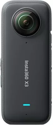 Kamerë aksion Insta360 X3 All-Purpose Kit, 360°, 5.7K, set me selfie stick, bateri rezervë, e zezë