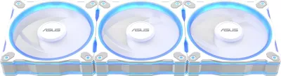 Set ventilatorë ASUS Prime MR120 Fan ARGB, 12 cm, për kasë, Bardhë, 3 copë