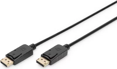 Kabllo DisplayPort Digitus 15m, mashkull-mashkull, Full HD, e zezë