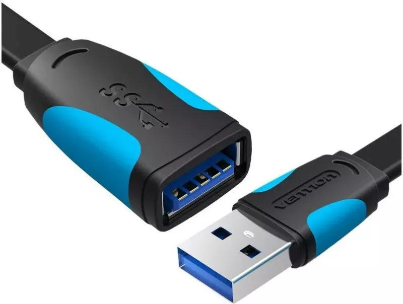 Kabëll zgjatues USB 3.0 Vention, 1m, zi-kaltër
