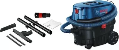 Fshesë me kova Bosch GAS 12-25 PL, 1250 W, 21 L, HEPA, e zezë/blu