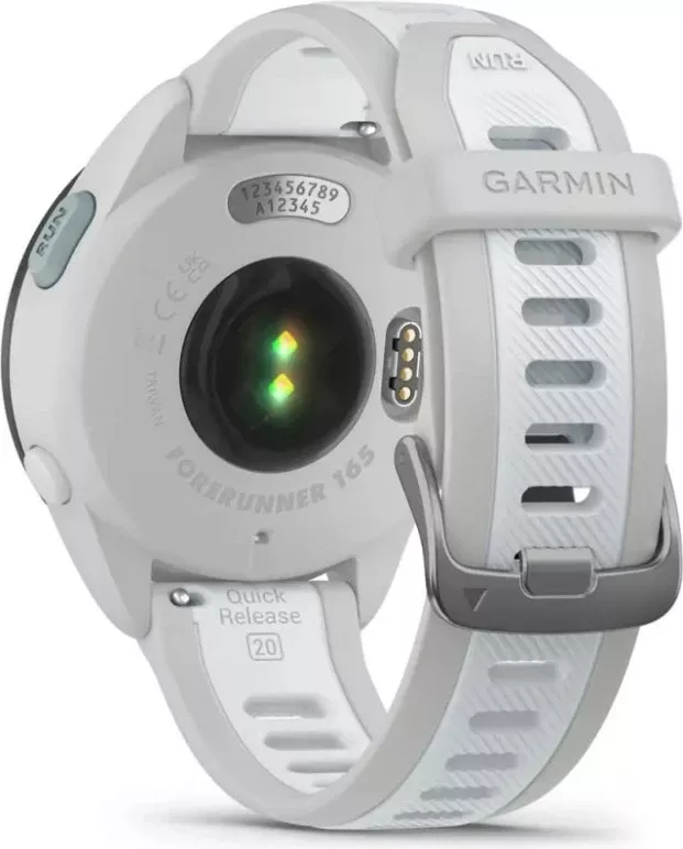 Smartwatch Garmin Forerunner 165, 1.2" AMOLED, GPS, Silver