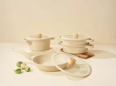 Set tenxheresh (10 copë), Hermia Concept, Vetta, krem