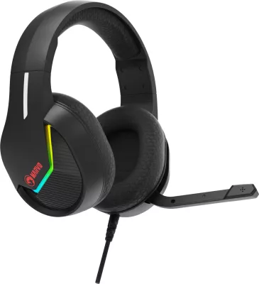 Kufje gaming Marvo H8618 me mikrofon, RGB, wired (USB/3.5mm), të zeza