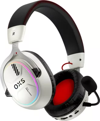 Kufje gaming OXS Storm G2, wireless & Bluetooth, me mikrofon, pearl white