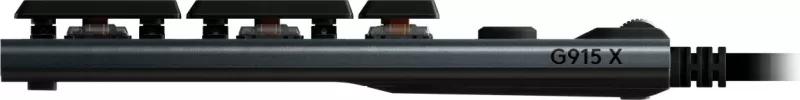 Tastierë mekanike Logitech G915 X, RGB, me kabllo, full-size, e zezë