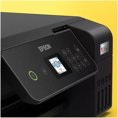 Printer multifunksional, Epson, EcoTank ET-2870 (C11CJ66421), A4, Inkjet 1200 dpi, 28-37 ppm, e zezë