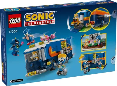 Set LEGO Sonic the Hedgehog Team Sonic Command Truck 77006, 747 pjesë
