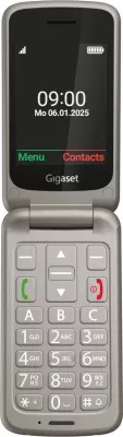 Celular Gigaset GL595 Dual SIM, 32MB RAM, 2.8", Titanium Silver