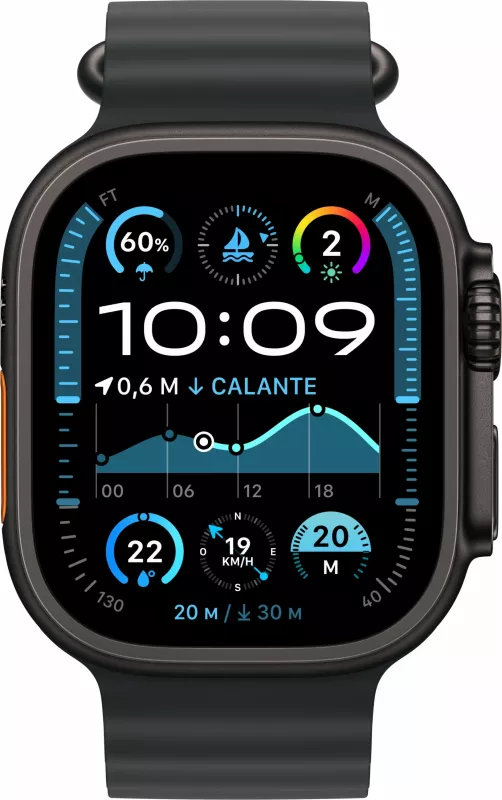 Smartwatch Apple Watch Ultra 2 GPS + Cellular 49mm, 64 GB, Black Titanium Case, Black Ocean Band
