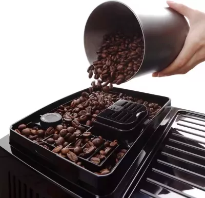 Makinë kafeje automatike DeLonghi Magnifica Start ECAM220.80.SB 15 bar, rezervuar 1.8 L, depo kokrra 250 g, panel touch, LatteCrema Hot, Argjend/zi