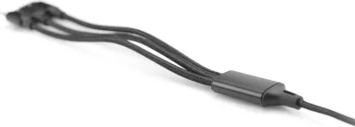 Kabllo karikimi 3-në-1 Digitus, 1 m, USB A, USB C, E zezë