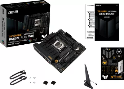Pllakë amë ASUS TUF GAMING B650M-PLUS WIFI, Socket AM5, DDR5, 128 GB, micro ATX