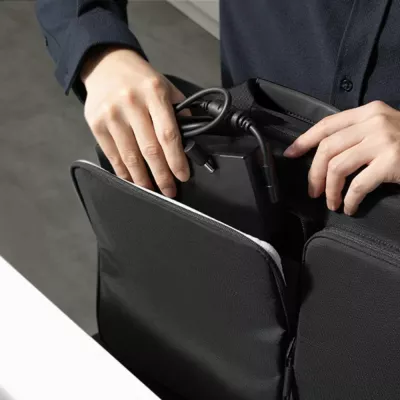 Çantë për laptop Tech-Protect Defender, 17", e zezë