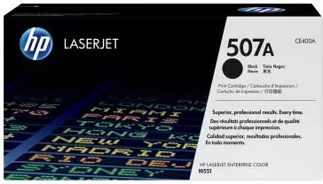 Toner HP 507A CE400A rendiment deri 5,500 faqe, i zi