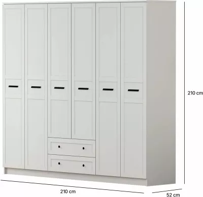 Set dhome për të rinj Skye Decor, ngjyrë e bardhë mat, Rb-168-01-006-01