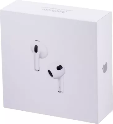 Kufje Apple AirPods gjenerata e 3-të me kuti karikimi Lightning, të bardha
