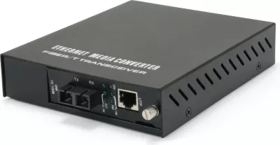 Media konvertues LevelOne FVM-1101, Fast Ethernet, RJ45 në SC, menaxhim web, 100 Mbit/s, i zi