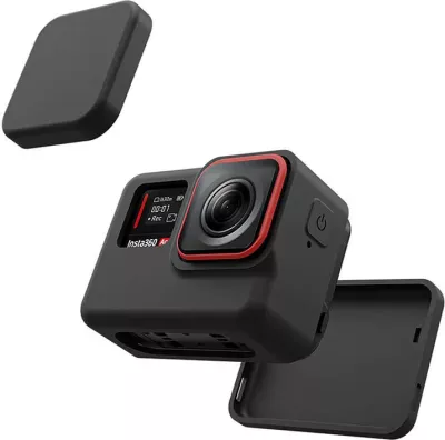 Mbështjellës silikoni TELESIN S6-PTC-02 për Insta360 Ace Pro, Zi