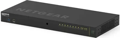 Switch NETGEAR M4250 12-P AV Line POE+, 10 porte Gigabit, rackmount, i zi
