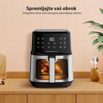 Fritezë me ajër TaoTronics TT-AF011 5L 1200W, e zezë/argjend