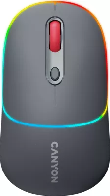 Maus CANYON MW-22 2në1 Bluetooth/2.4GHz, DPI 800-1600, RGB, me rimbushje, gri e errët