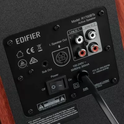 Altoparlantë Edifier Studio R1700BTs 2.0, Bluetooth, 66W, dru/zi