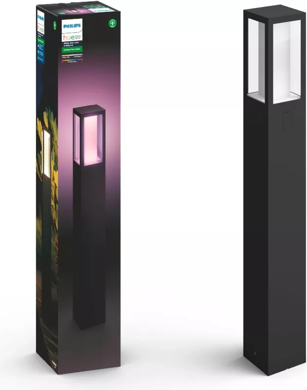 Dritë postë Philips Hue 1743230P7, LED, Smart, Ngjyrë e zezë