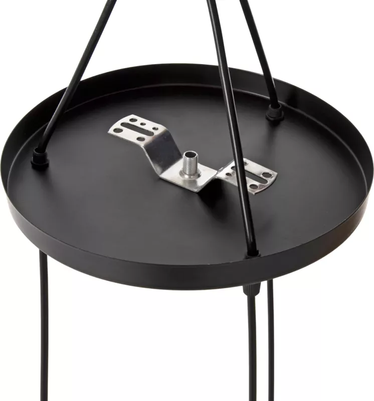 Llampë varëse tavani, FH4041, 3-drita, metal i zi, 25x22x123Hcm