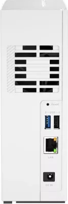 NAS QNAP TS-133, 1-bay, 2GB RAM, 1GbE, ARM 4-core 1.8GHz, i bardhë