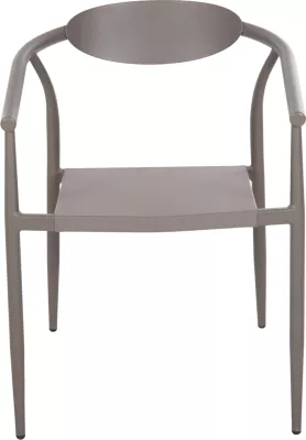 Karrige për kopsht SERLY FH6052.04, alumin, tekstilene, ngjyrë shampanjë, 56x61x74.5 cm