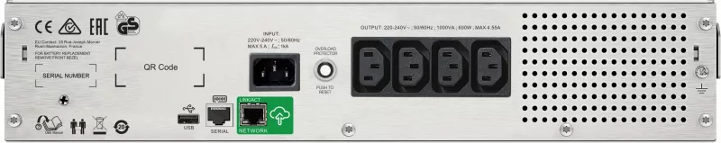 UPS APC SMC1000I-2UC, Line-Interactive, 1 kVA, 600 W, Sine, 170 V, 300 V