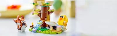 Set ndërtimi LEGO 40709 Spring Animal Playground, 172 pjesë, shumëngjyrësh