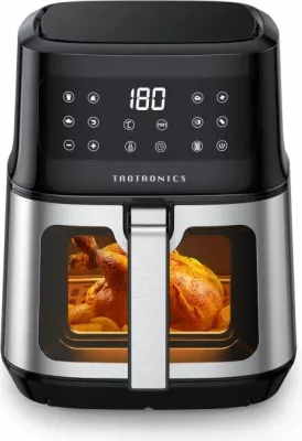 Fritezë me ajër TaoTronics TT-AF011 5L 1200W, e zezë/argjend
