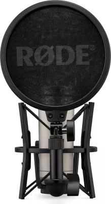 Mikrofon kondesator RØDE NT1 (Gen.5), i argjend