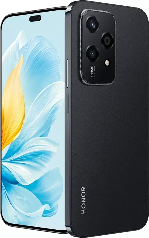 Celular Honor 200 Lite 5G, 256 GB, 108 MP, Ngjyrë e zezë