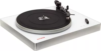 Gramafon Aiwa APX-680BT/WT, Bluetooth, USB për regjistrim, 33 1/3 & 45 RPM, belt-drive, i bardhë