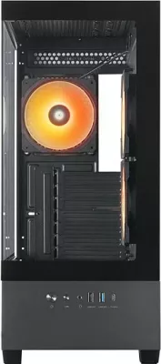 Kasë Chieftec VISTA GT-01B-OP, Midi Tower, RGB, xham i temperuar, e zezë
