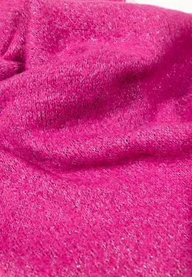 Shall për femra Pieces Pcpyron Long Lurex Noos BC 17110447, fuchsia