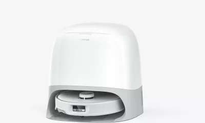Robot fshesë Roborock Q Revo Curv, 0.325L, 2.5L bazë, i bardhë